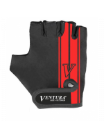 Велоперчатки Ventura, черный / красный L/XL